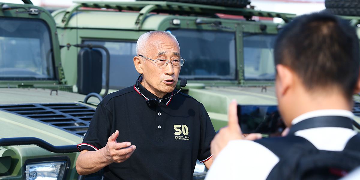 原東風越野車有限公司總工程師孫鐵漢